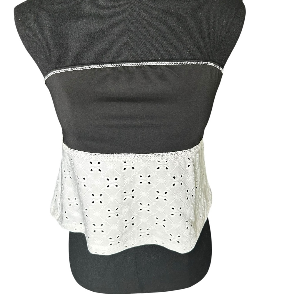 SHEIN Women’s Black and White Tube Top Size Large